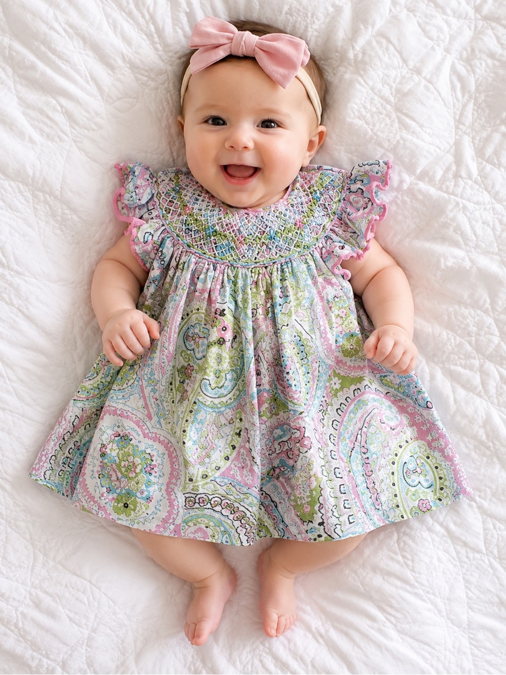 Charming Paisley Classic Whimsy dress -3 mth